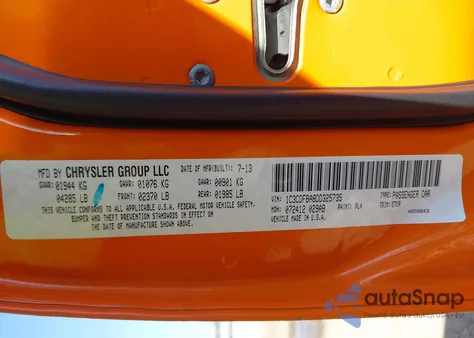 2013 Dodge Dart Sxt from USA, damaged, VIN 1C3CDFBA8DD325735